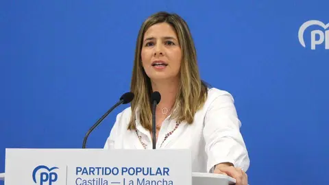 La secretaria general y portavoz parlamentaria del Partido Popular de Castilla-La Mancha, Carolina Agudo