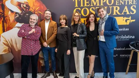 Lorenzo Caprile; Iv&aacute;n Macias; Teresa Alba; Mar&iacute;a Due&ntilde;as; Alba Cuartero y Dar&iacute;o Regattieri