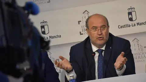 El vicepresidente primero de Castilla-La Mancha, Jos&eacute; Luis Mart&iacute;nez Guijarro