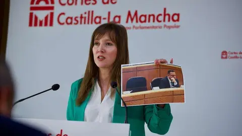 La secretaria de la mesa de las Cortes de Castilla-La Mancha y diputada regional del PP-CLM, Tania Andicoberry