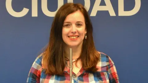 La alcaldesa de Guadalmez, Gloria Chamorro