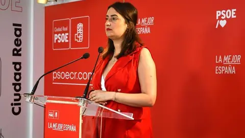 La portavoz del PSOE provincial de Ciudad Real y diputada nacional, Cristina L&oacute;pez