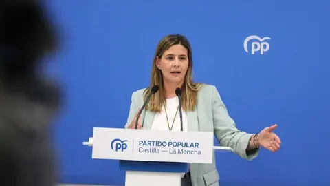 La secretaria general y portavoz parlamentaria del Partido Popular de Castilla-La Mancha, Carolina Agudo