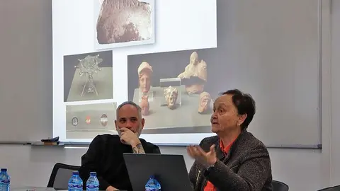 Fern&aacute;ndez Ochoa, durante su intervenci&oacute;n en Almod&oacute;var del Campo