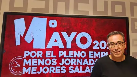 El secretario general de Comisiones Obreras Castilla-La Mancha, Paco de la Rosa
