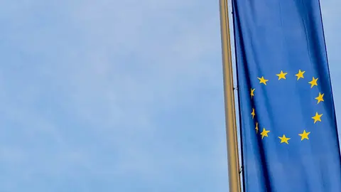 Bandera Uni&oacute;n Europea