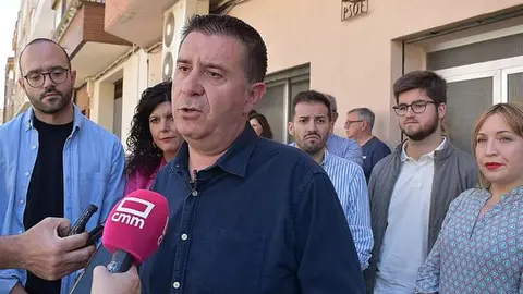 El secretario general del PSOE en la provincia de Albacete, Santiago Caba&ntilde;ero