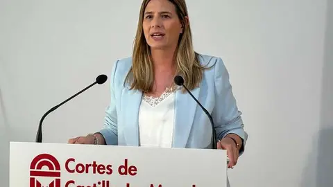 La secretaria general y portavoz parlamentaria del Partido Popular de Castilla-La Mancha, Carolina Agudo
