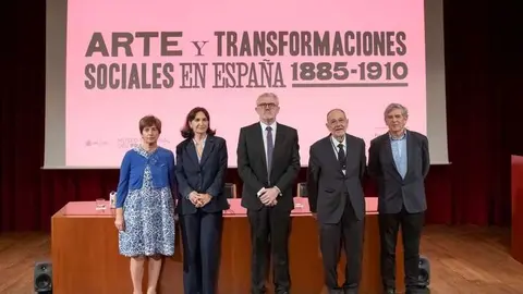 Marina Chinchilla; Silvia Churruca; Miguel Falomir; Javier Solana y y Javier Bar&oacute;n