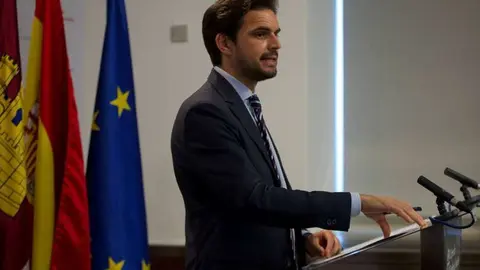 El viceportavoz del Grupo Parlamentario Popular en las Cortes de Castilla-La Mancha, Santiago Serrano