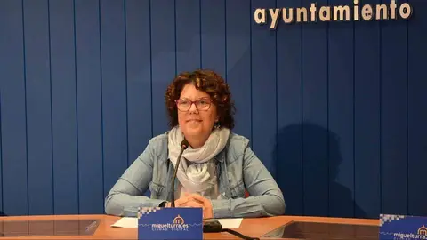 La concejala de Hacienda del Ayuntamiento de Miguelturra, Pilar de la Torre