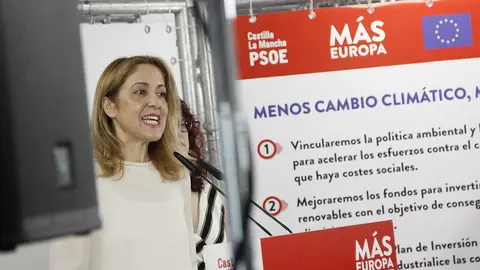 La eurodiputada candidata a la reelecci&oacute;n al Parlamento Europeo y vice-secretaria general del PSOE de Castilla-La Mancha, Cristina Maestre