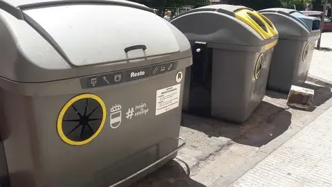 Imagen de archivo de un contenedor de basura en Puertollano
