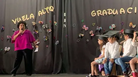 Un momento del acto