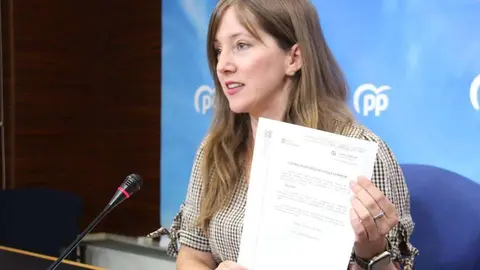 La secretaria de la Mesa de las Cortes de Castilla-La Mancha y diputada regional del PP, Tania Andicoberry