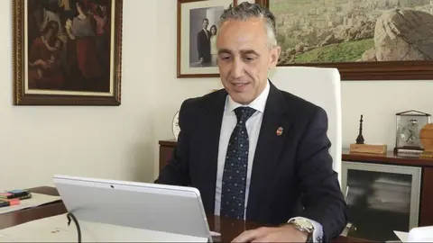 El alcalde de Puertollano, Miguel &Aacute;ngel Ruiz