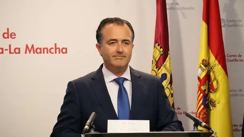 El presidente del Grupo Parlamentario Vox en las Cortes de Castilla-La Mancha, David Moreno