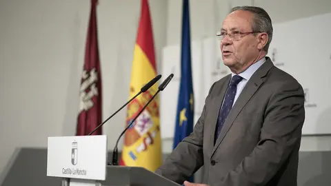 El consejero de Hacienda, Administraciones P&uacute;blicas y Transformaci&oacute;n Digital, Juan Alfonso Ruiz Molina