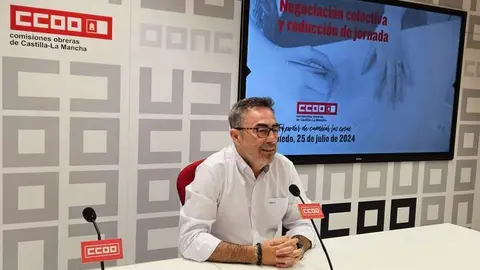 El secretario general de CCOO-CLM, Paco de la Rosa