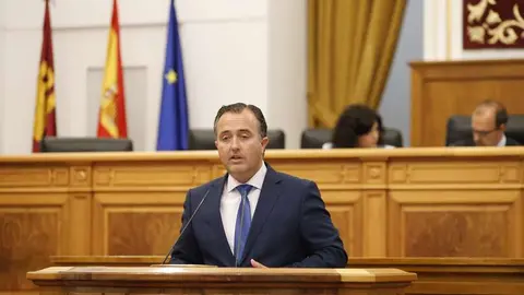 El presidente del Grupo Vox en Castilla-La Mancha, David Moreno