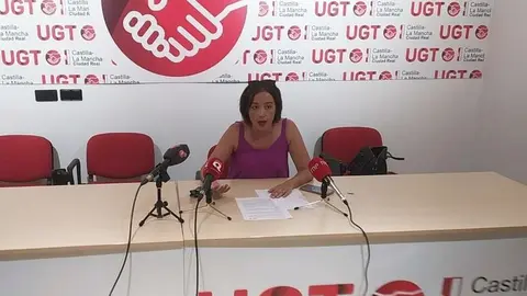 La secretaria general de UGT-Ciudad Real, Alfonsi &Aacute;lvarez
