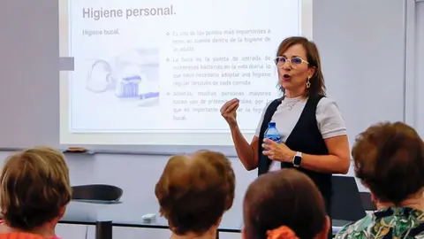 Marta Puebla Rodr&iacute;guez, en un momento de su intervenci&oacute;n