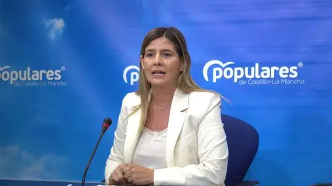 La secretaria general y portavoz parlamentaria del Partido Popular de Castilla-La Mancha, Carolina Agudo