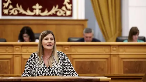 La secretaria general y portavoz parlamentaria del Partido Popular de Castilla-La Mancha, Carolina Agudo