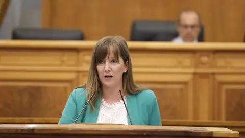La diputada del Grupo Popular en las Cortes de Castilla-La Mancha, Tania Andicoberry