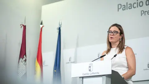La consejera Portavoz del Gobierno regional, Esther Padilla