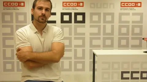 El secretario de Empleo y Pol&iacute;ticas P&uacute;blicas de CCOO-CLM, Juan Carlos del Puerto