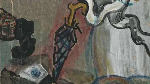 Elsa von Freytag-Loringhoven! [&iexcl;Olvidada, como este paraguas a tu lado estoy, infiel Berenice!], 1923-1924