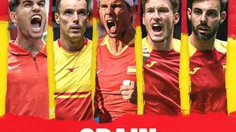 Equipo espa&ntilde;ol de Copa Davis 2024