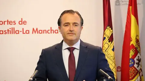 El presidente del Grupo Parlamentario Vox en las Cortes de Castilla-La Mancha, David Moreno