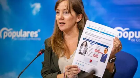 La secretaria segunda de la mesa de las Cortes de Castilla-La Mancha y diputada regional del PP-CLM, Tania Andicoberry