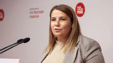 La presidenta de la Ejecutiva provincial del PSOE de Toledo, Tita Garc&iacute;a &Eacute;lez