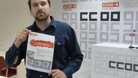 El secretario de Empleo y Pol&iacute;ticas P&uacute;blicas y Juventud de CCOO de Castilla-La Mancha, Juan Carlos del Puerto