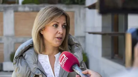La portavoz del grupo socialista en las Cortes regionales, Ana Isabel Abeng&oacute;zar
