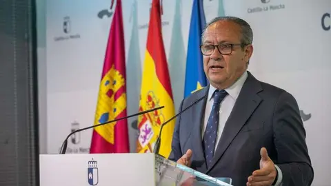 El consejero de Hacienda, Administraciones P&uacute;blicas y Transformaci&oacute;n Digital, Juan Alfonso Ruiz Molina