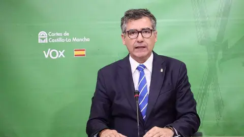 El diputado del grupo parlamentario VOX en las Cortes de Castilla-La Mancha, Francisco Cobo