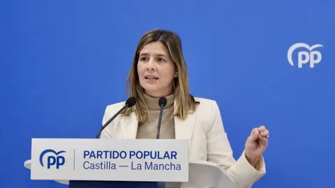 La secretaria general y portavoz parlamentaria del Partido Popular de Castilla-La Mancha, Carolina Agudo