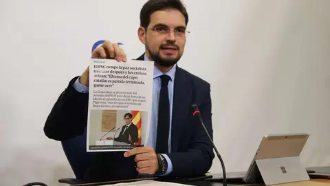 El portavoz adjunto del Partido Popular en las Cortes de Castilla-La Mancha, Santiago Serrano