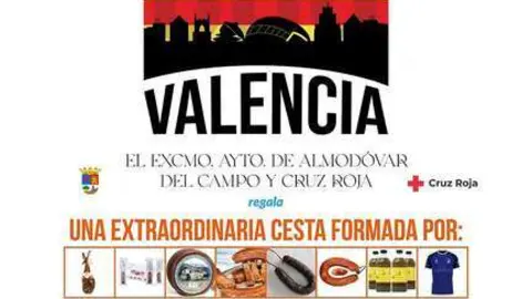 Cartel que promociona el sorteo solidario