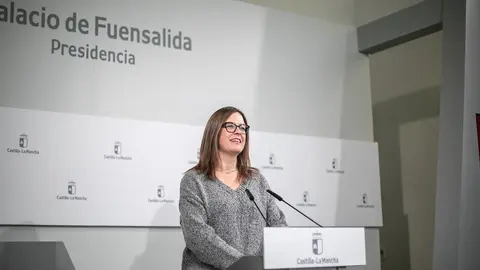 La portavoz del Gobierno de Garc&iacute;a-Page, Esther Padilla