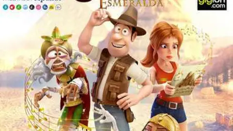 Cartel del musical de Tadeo Jones el 4 de enero en Almod&oacute;var del Campo
