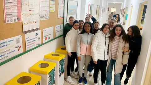 Zona de clasificaci&oacute;n de material, en el Instituto 'San Juan Bautista de la Concepci&oacute;n'