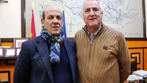 Paco Real y Jos&eacute; Lozano, en el despacho de Alcad&iacute;a