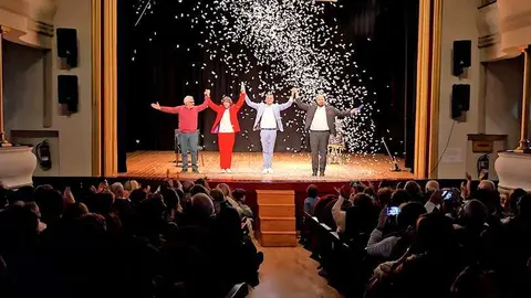 Un momento del espect&aacute;culo celebrado el domingo en Almod&oacute;var del Campo