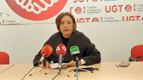 La secretaria general de UGT Ciudad Real, Alfonsi &Aacute;lvarez