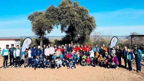 Participantes en la primera edici&oacute;n de la ruta en bici a la Huerta Cu&eacute;llar